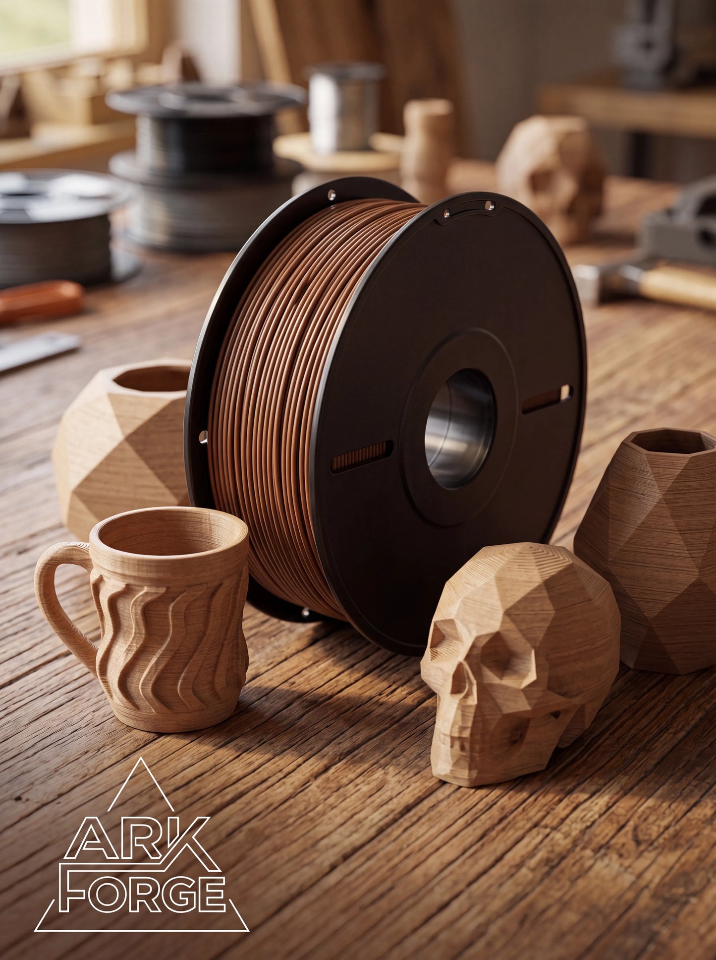 Brown PLA 3D Printer Filament