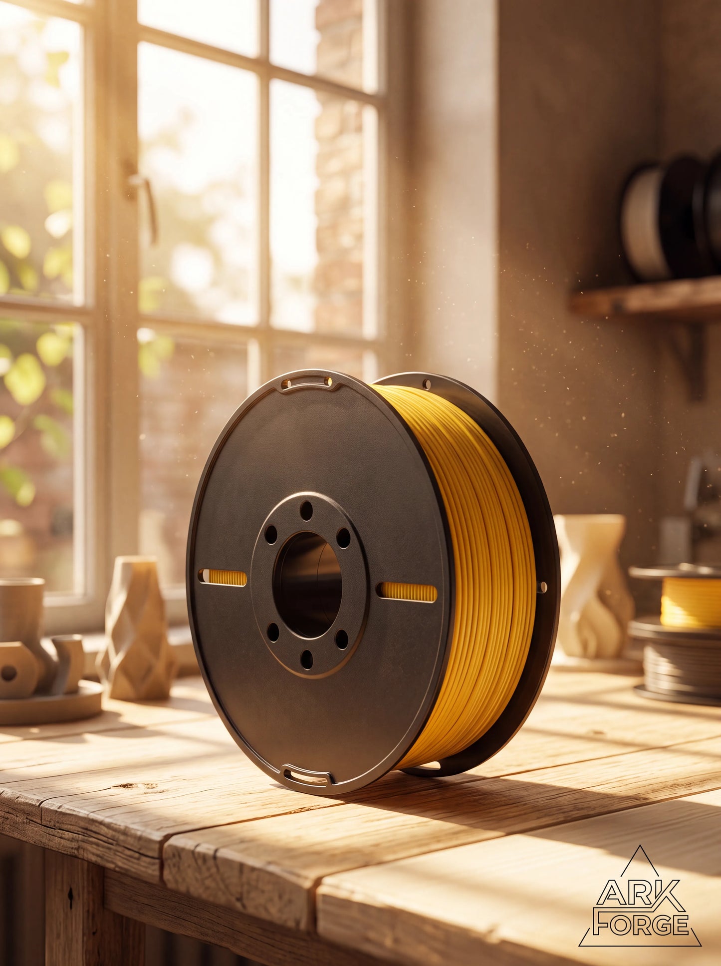 Yellow PLA 3D Printer Filament